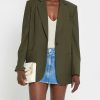 Clothing CAARA | Danforth Oversized Blazer Green