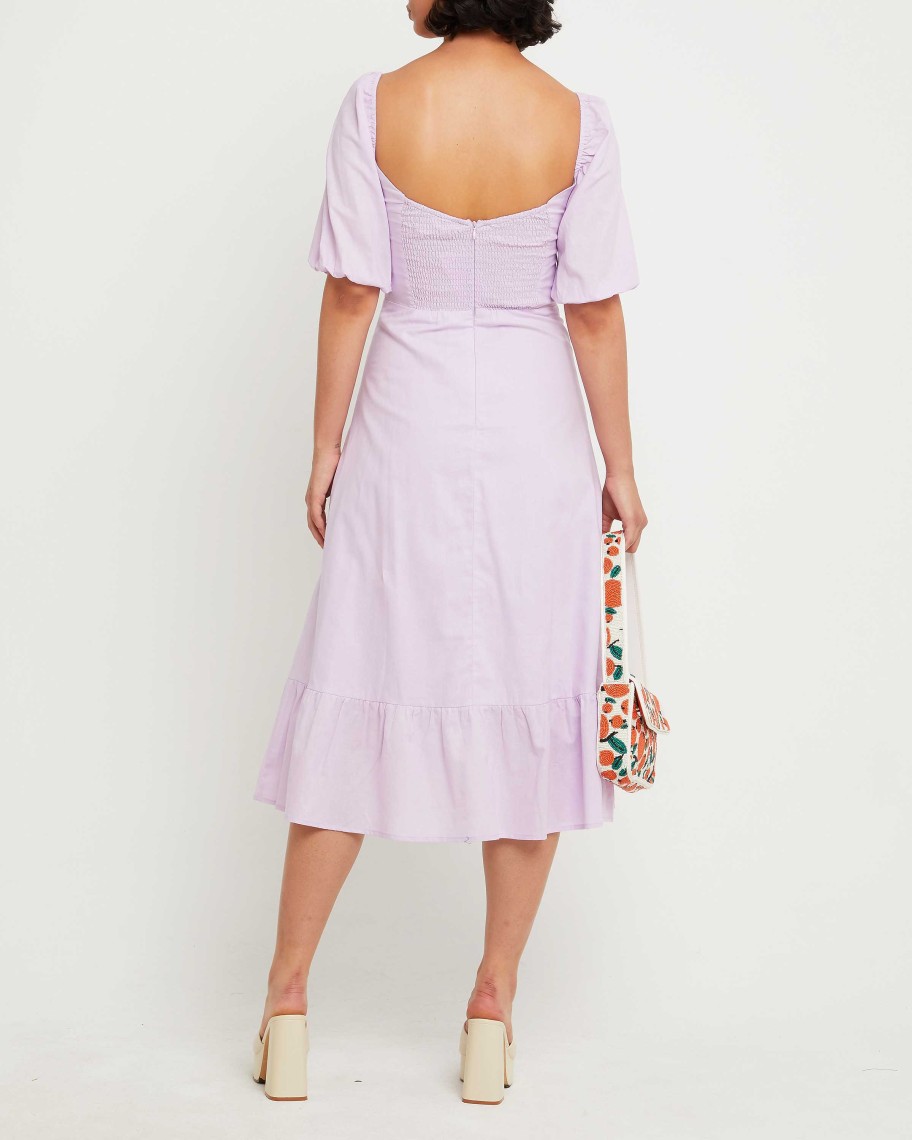 Clothing o.p.t | Violetta Midi Dress Lilac