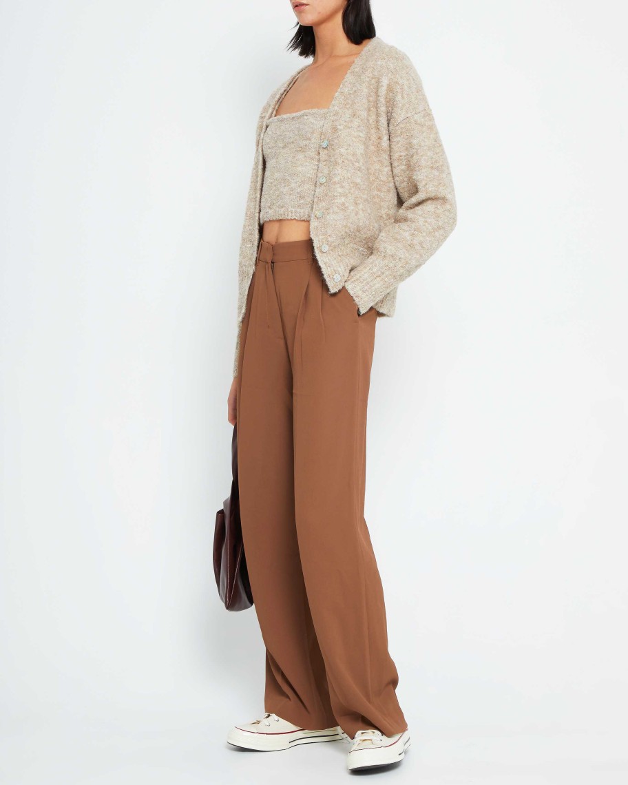 Clothing kourt | Rosalia Cardi Set Mocha