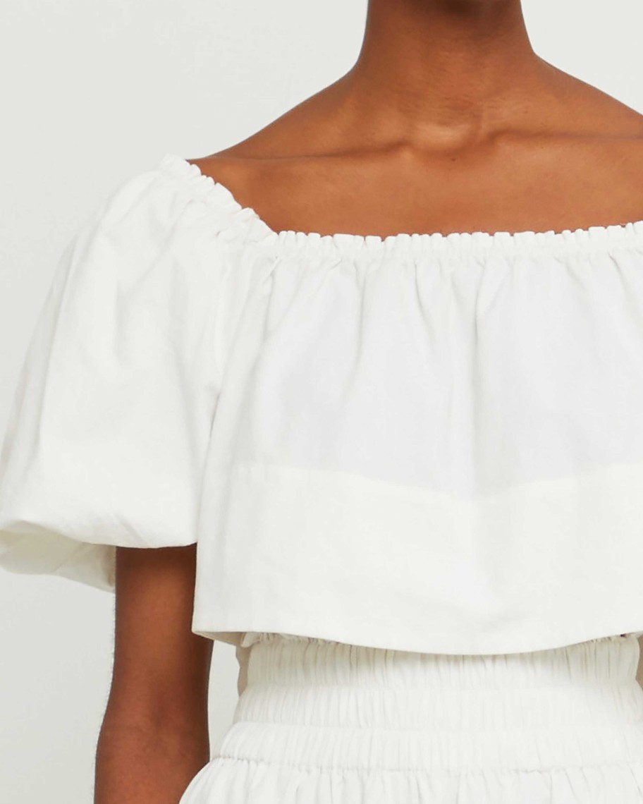 Clothing kourt | Eden Cotton Top White