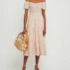 Clothing o.p.t | Moirae Dress Beige Floral