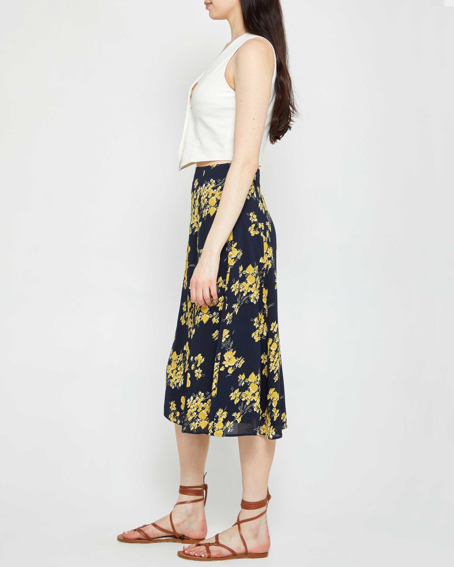 Clothing kourt | Ariel Skirt Navy Floral