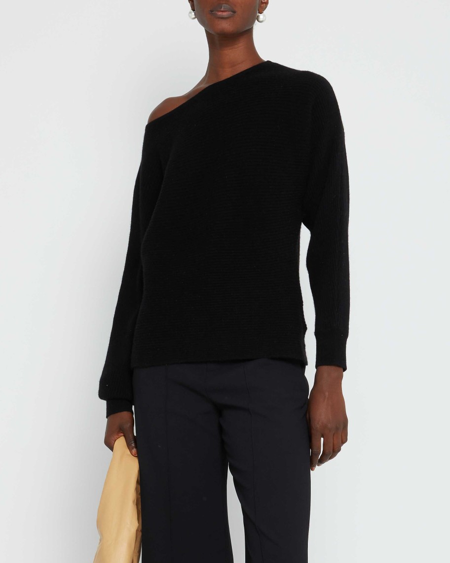 Clothing CAARA | Pamul Cashmere Sweater Black