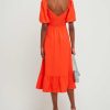 Clothing o.p.t | Violetta Midi Dress Orange