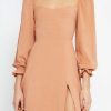 Clothing o.p.t | Aubrey Midi Dress Caramel