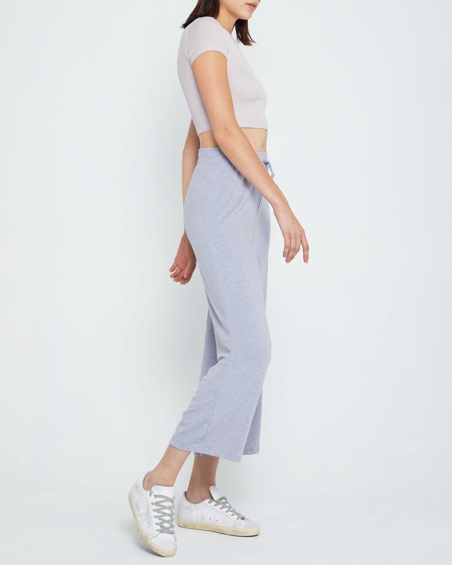 Clothing CAARA | Lounge Around Ankle Sweatpant Lilac Grey