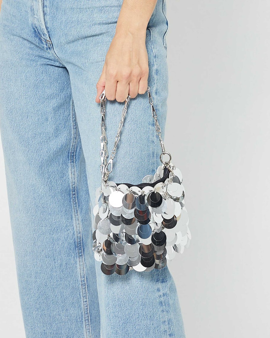 Accessories FEW MODA | Kaiya Sequin Bag Silver