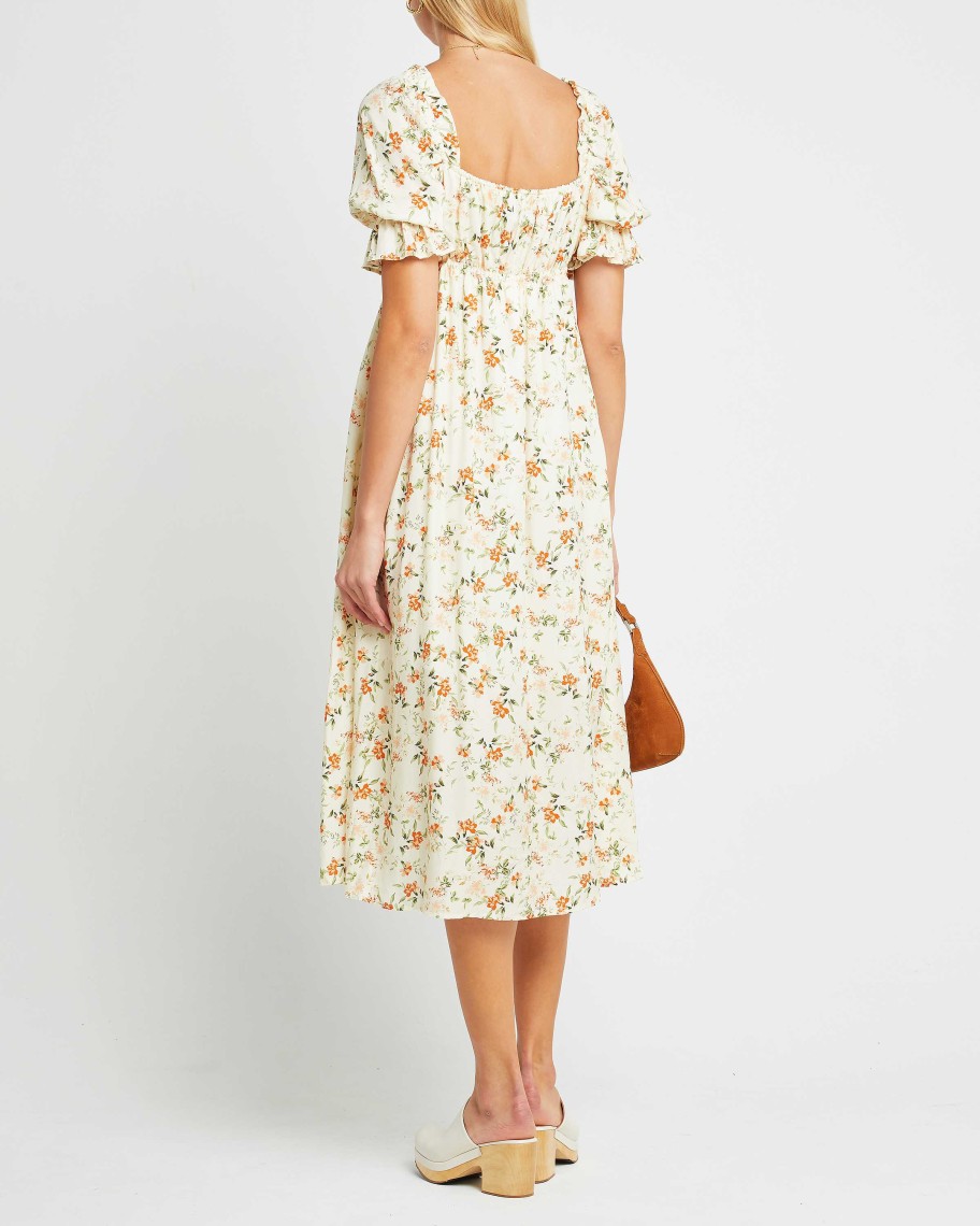 Clothing o.p.t | Monet Dress Yellow Floral