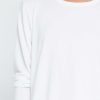 Clothing CAARA | Lounge Around Longsleeve White