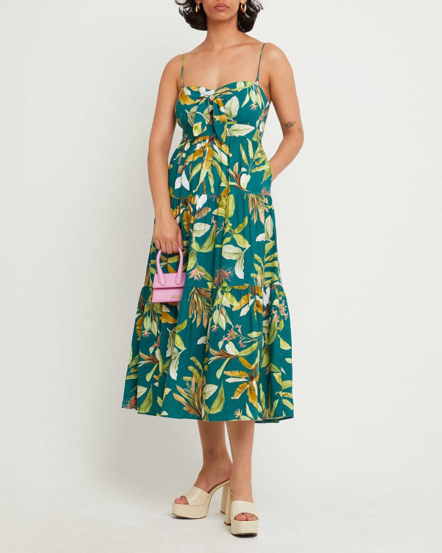 Clothing o.p.t | Terry Dress Tropical Palm