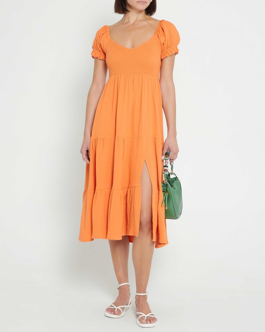 Clothing o.p.t | Lanna Dress Orange