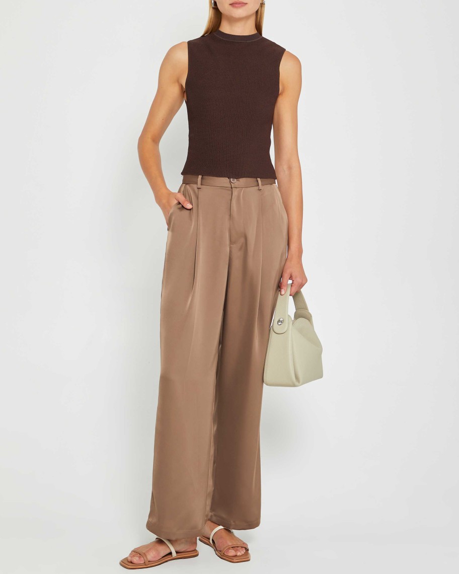 Clothing kourt | Keefa High Waisted Pant Cocoa