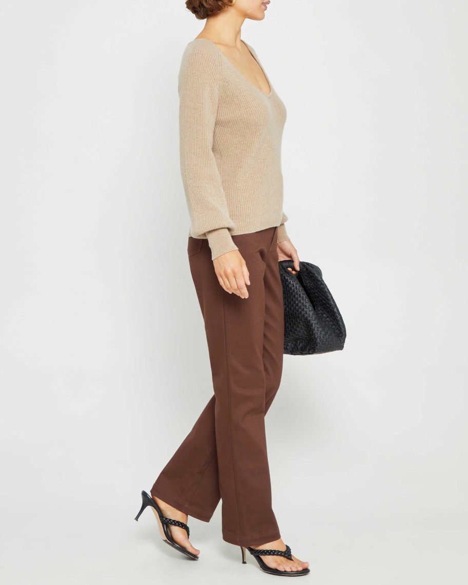 Clothing CAARA | Nile Cashmere Sweater Oatmeal