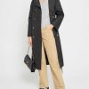 Clothing CAARA | Louie Trench Coat Black