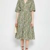 Clothing CAARA | Susie Dress Dark Green Floral