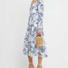 Clothing o.p.t | Lenon Dress Blue Toile