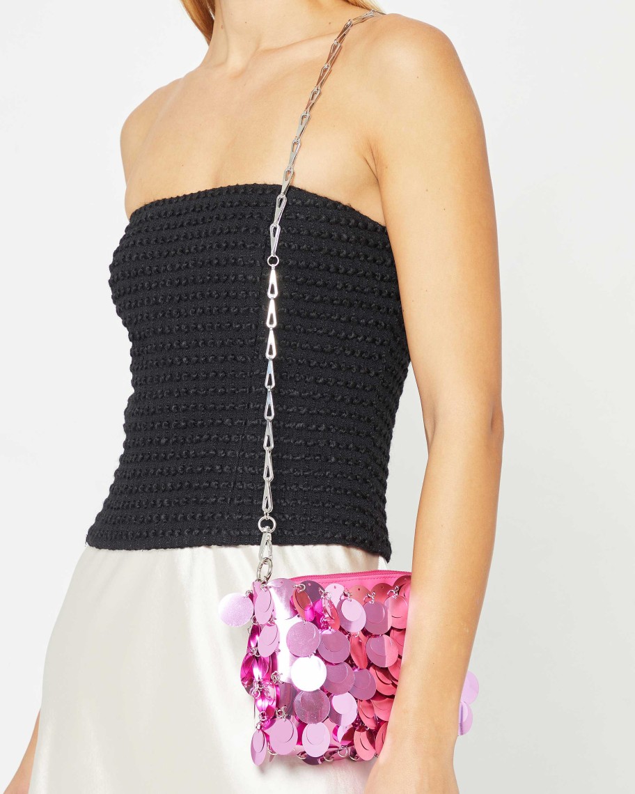 Accessories FEW MODA | Kaiya Sequin Bag Hot Pink