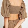 Clothing o.p.t | Leighton Dress Mocha