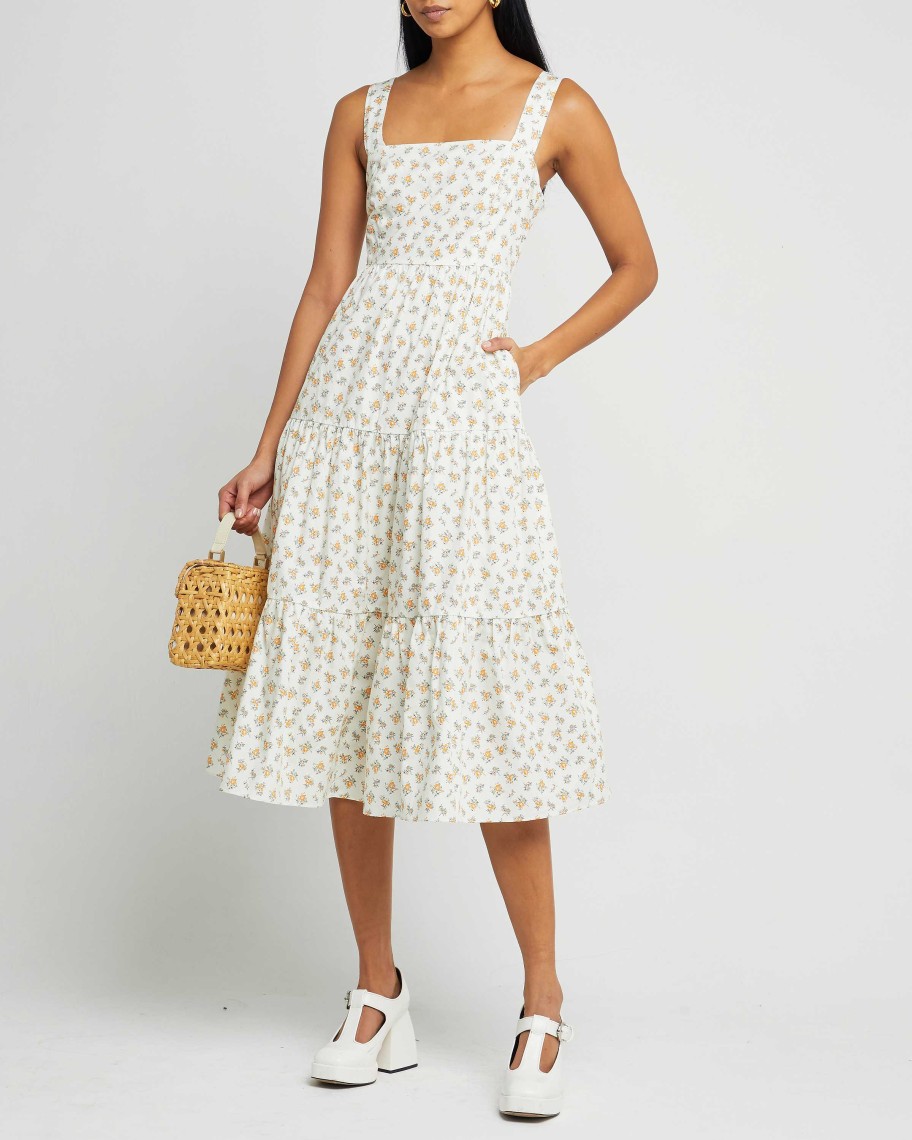 Clothing o.p.t | Billie Dress Beige Floral