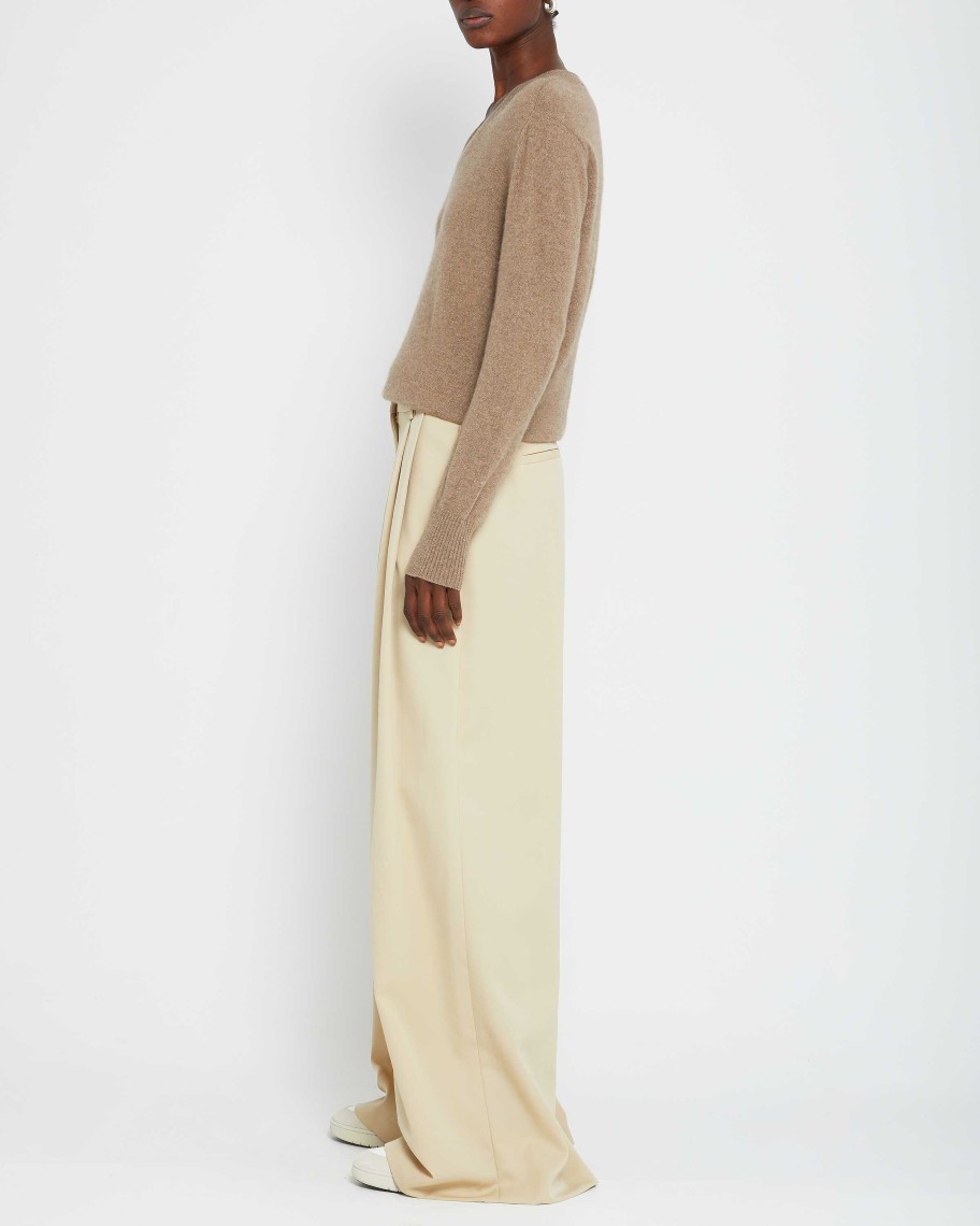 Clothing CAARA | Capi Natural Cashmere Sweater Mocha