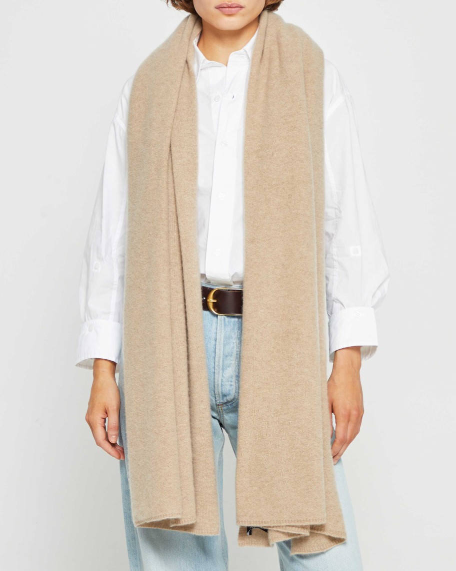 Clothing CAARA | Everyday Cashmere Wrap Oatmeal