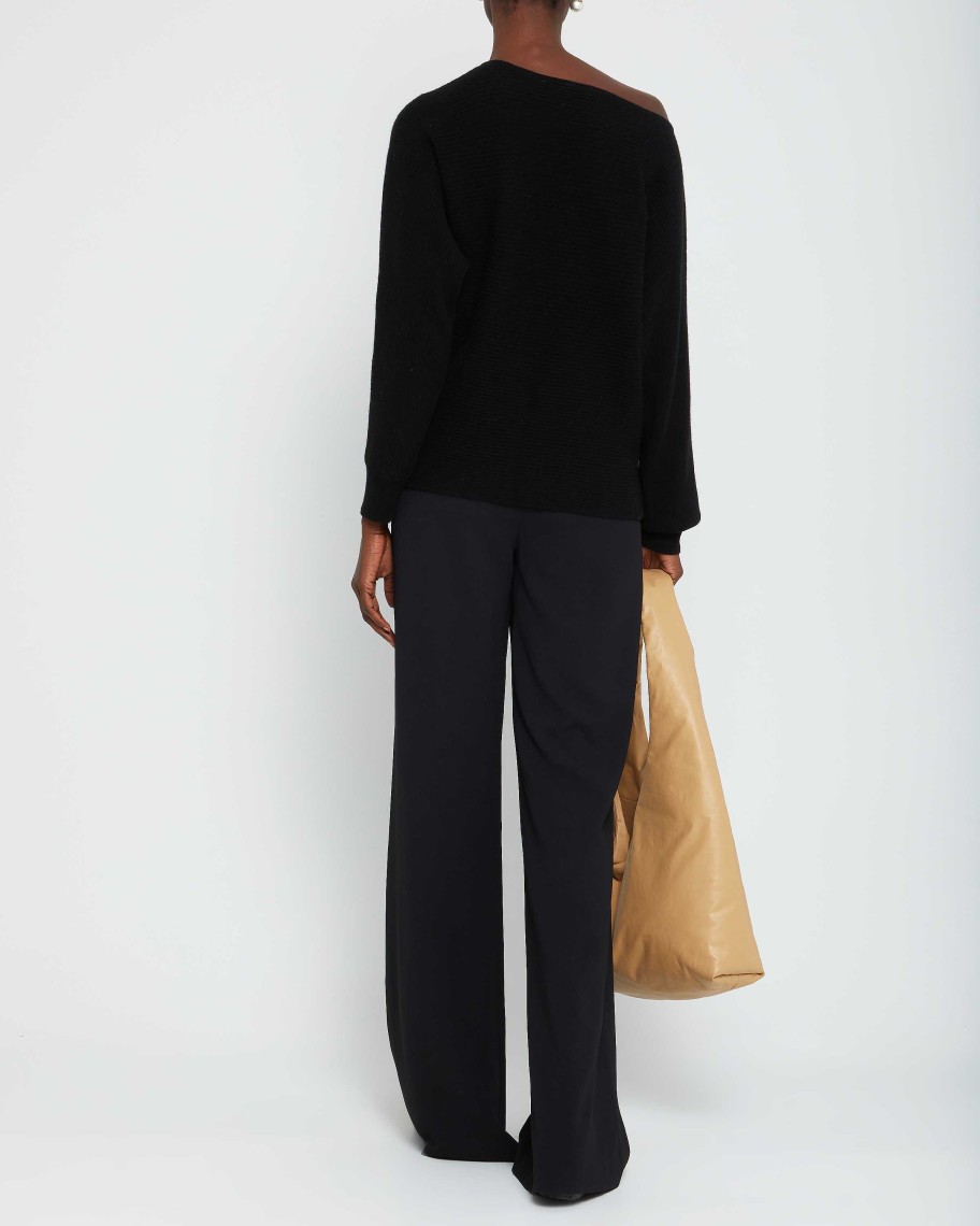 Clothing CAARA | Pamul Cashmere Sweater Black