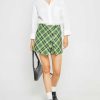 Clothing kourt | Gia Mini Skort Kiwi Plaid