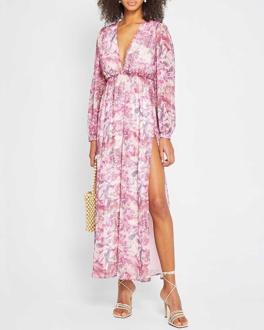 Clothing o.p.t | Penelope Dress Fuchsia Floral