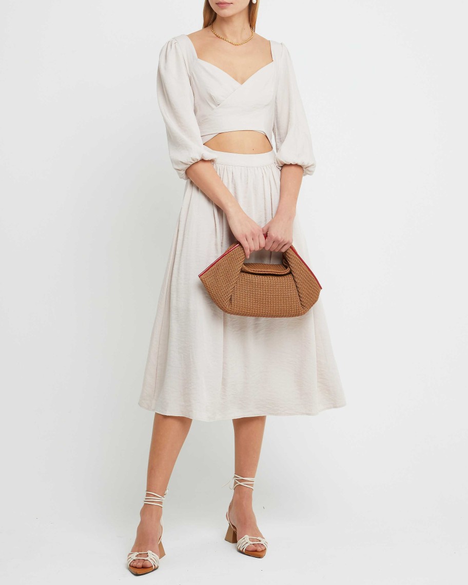 Clothing OPT | Fara Dress Beige