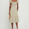 Clothing o.p.t | Ramona Cotton Dress Beige Floral