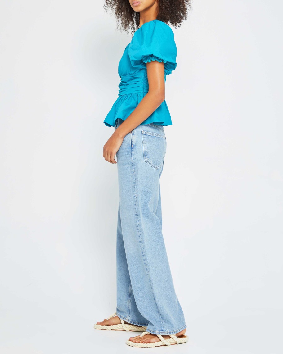 Clothing CAARA | Dana Top Turquoise