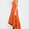 Clothing o.p.t | Dionne Cotton Dress Rust