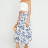 Clothing kourt | Rilynn Skirt Blue Toile