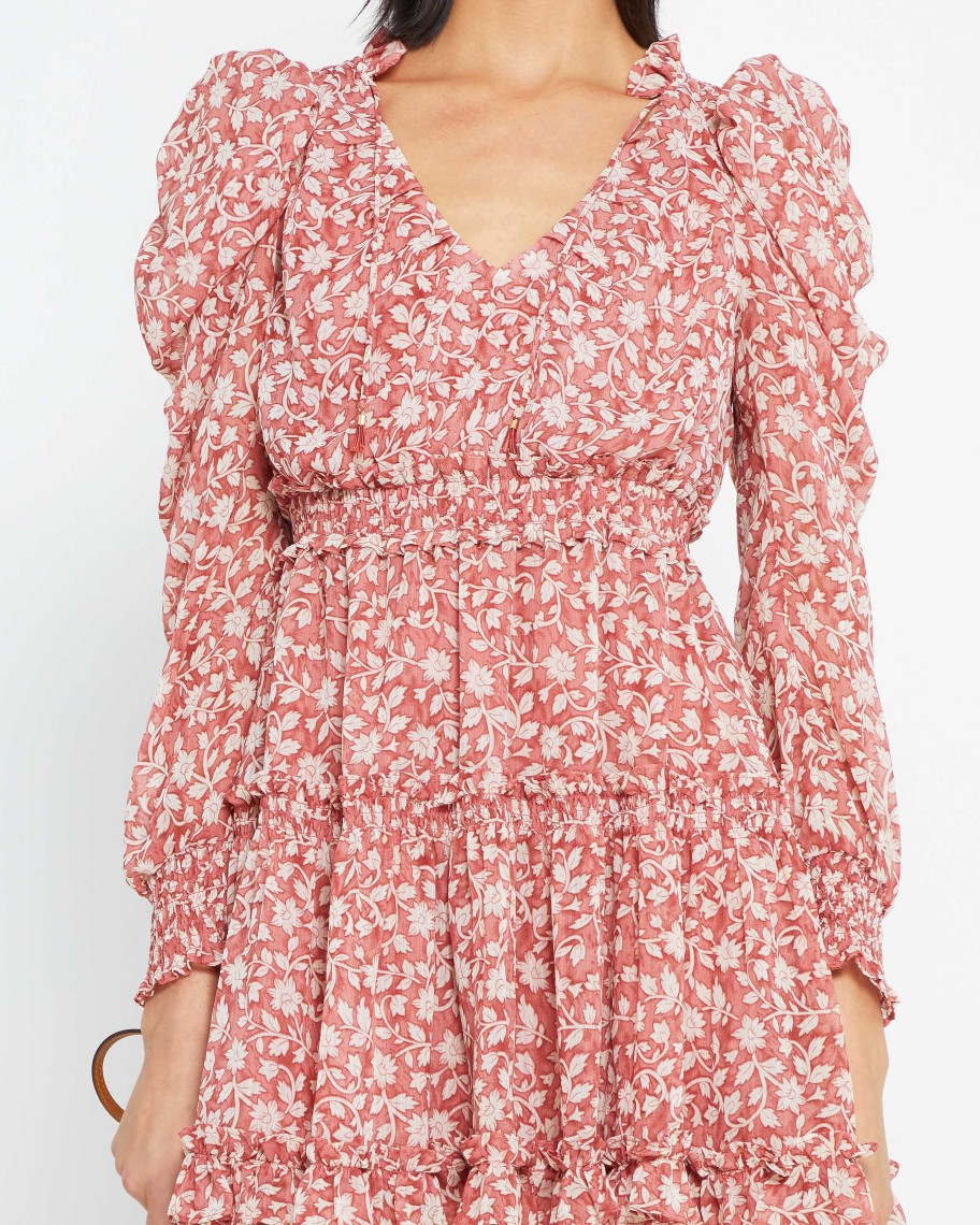 Clothing o.p.t | Sami Dress Brown Floral