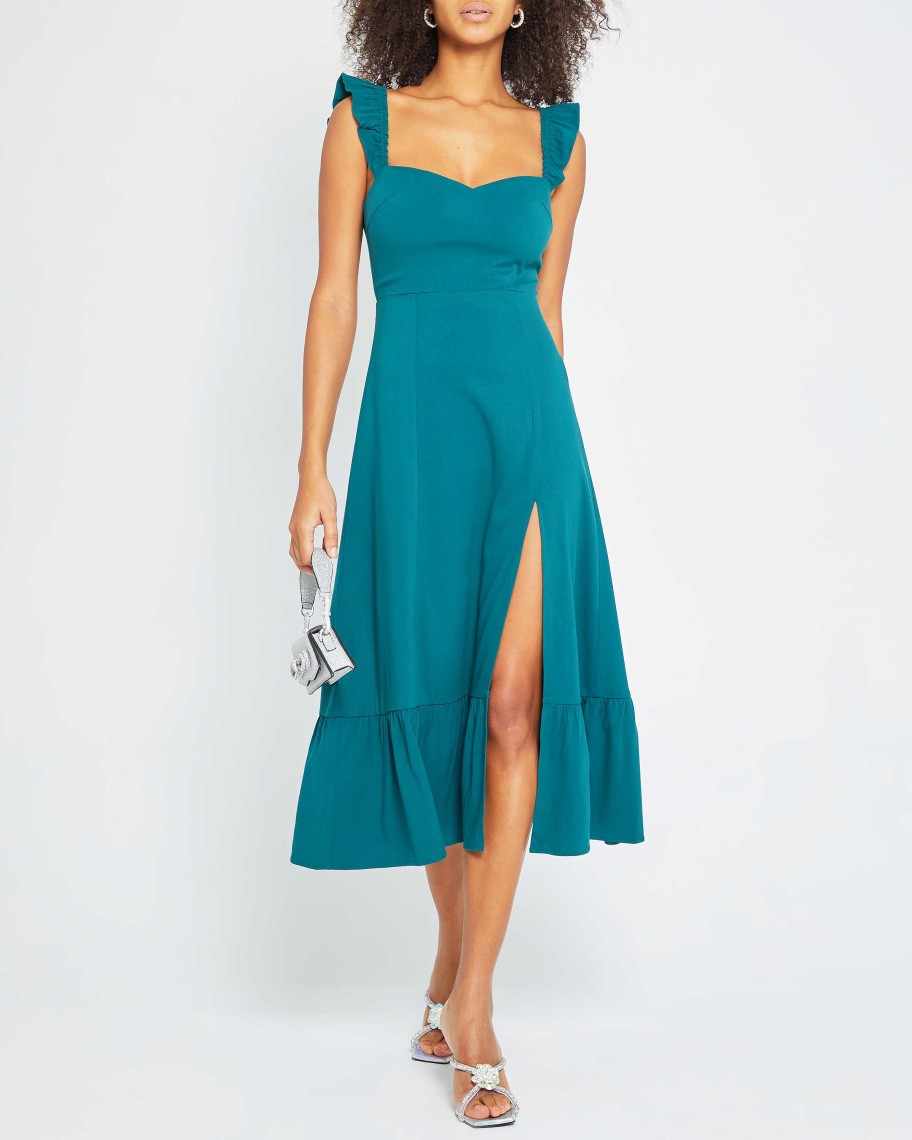 Clothing o.p.t | Jana Dress Dark Green