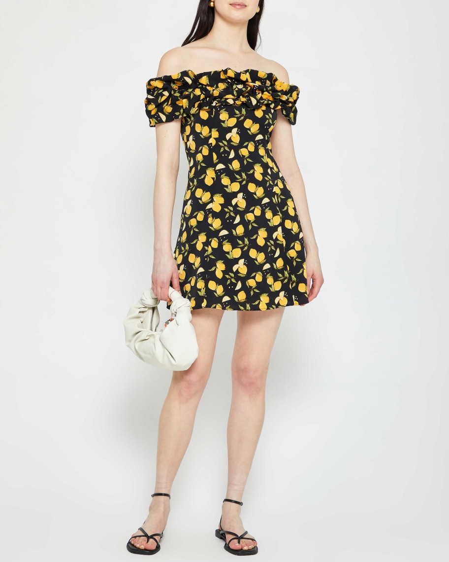 Clothing kourt | Tory Dress Black Fruit Print