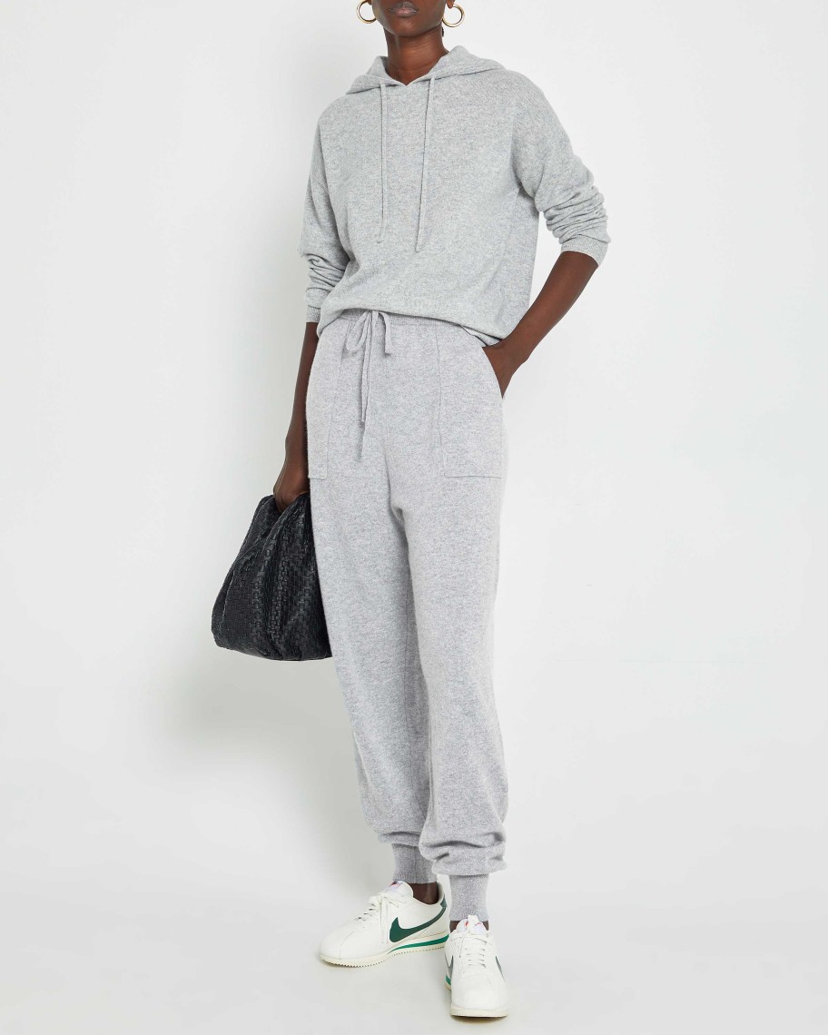 Clothing CAARA | Nuka Cashmere Pant Heather Grey