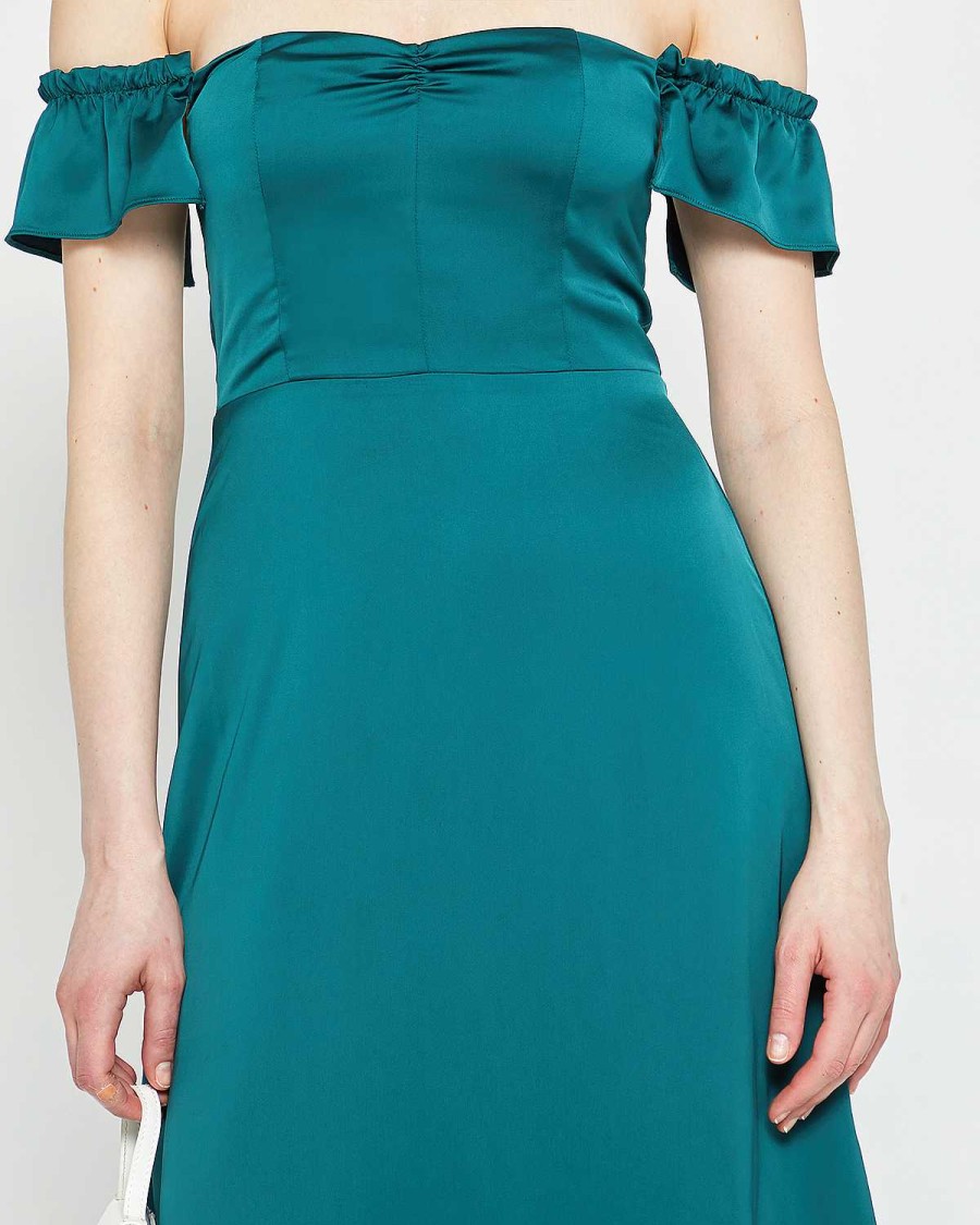 Clothing o.p.t | Maria Dress Dark Teal