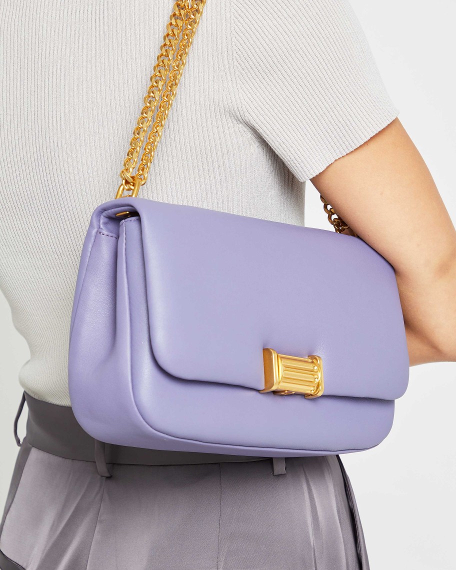 Accessories Kunogigi | Fufu Leather Classic Bag Purple