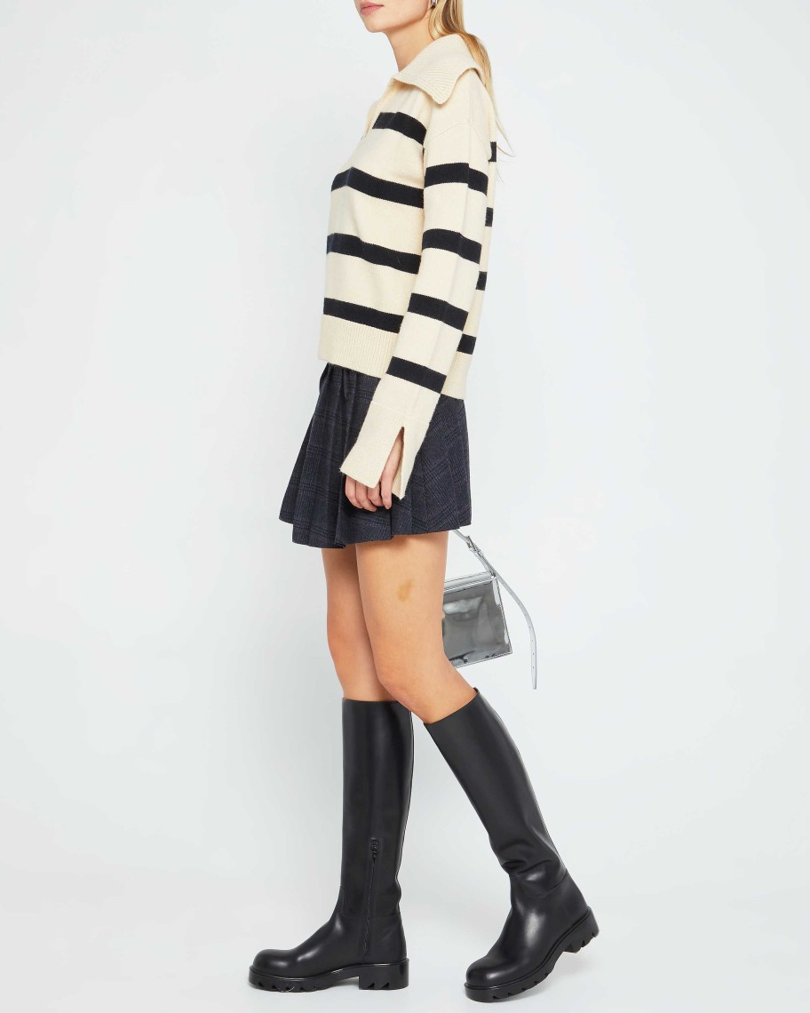 Clothing kourt | Devon Sweater Black Stripe