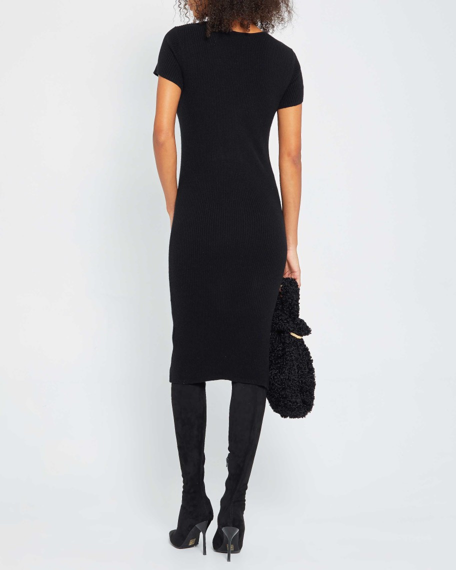 Clothing CAARA | Iram Cashmere Dress Black