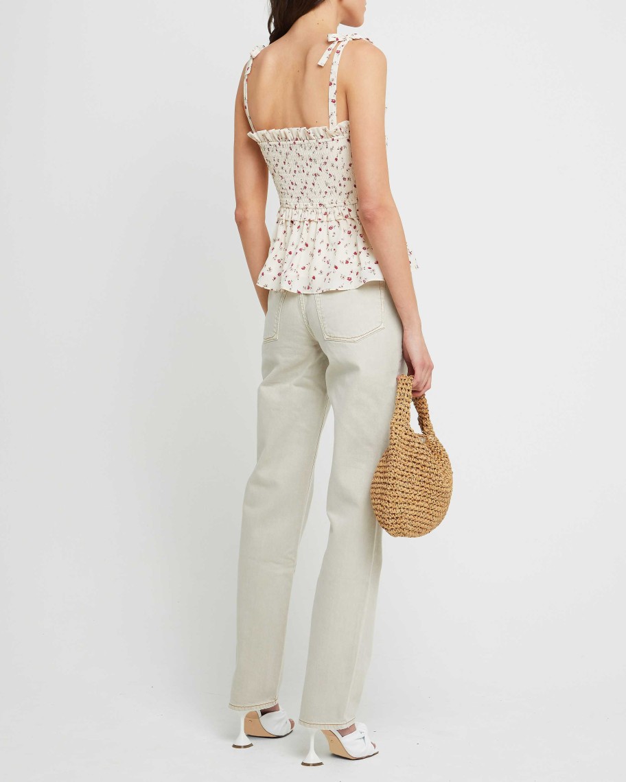 Clothing kourt | Lily Top Khaki Floral