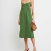 Clothing o.p.t | Havana Dress Forest Green