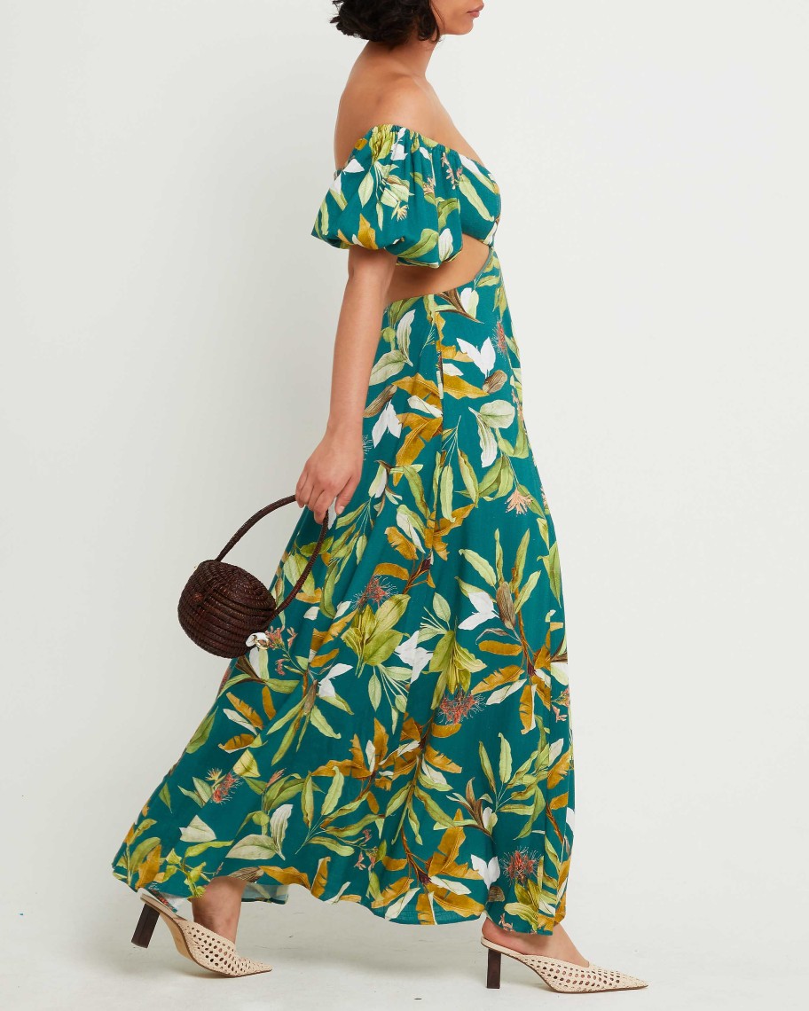 Clothing o.p.t | Callista Dress Tropical Palm