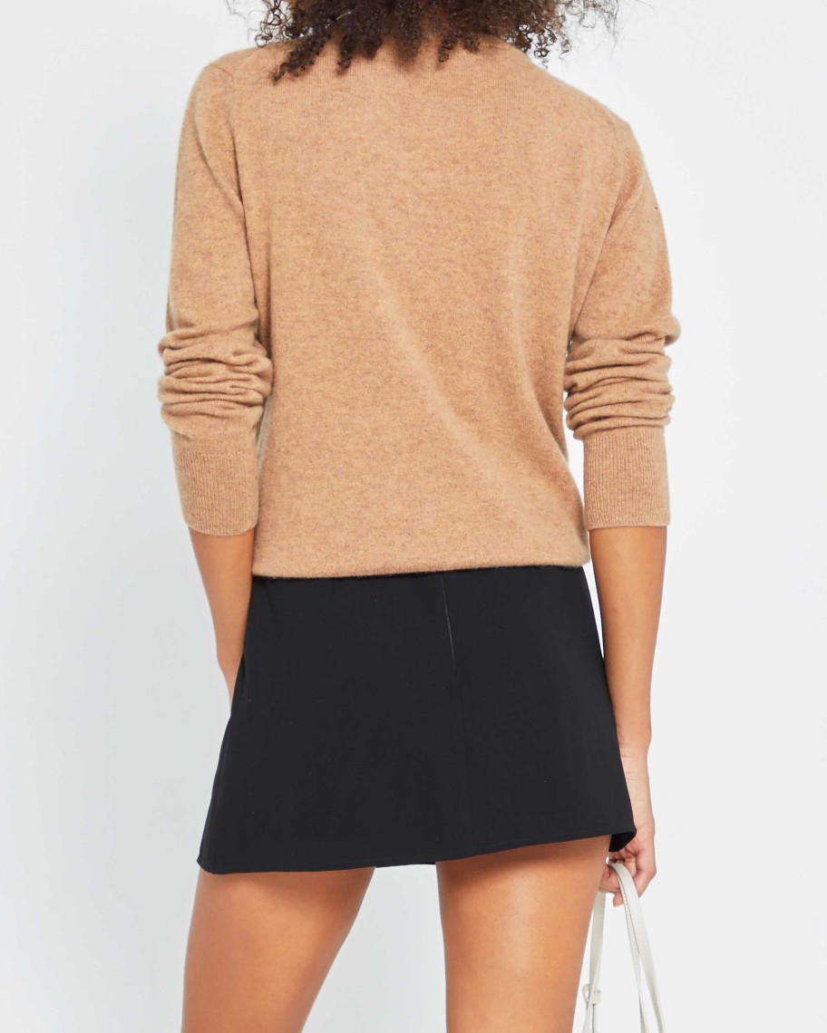 Clothing CAARA | Scarlet Cashmere Sweater Camel