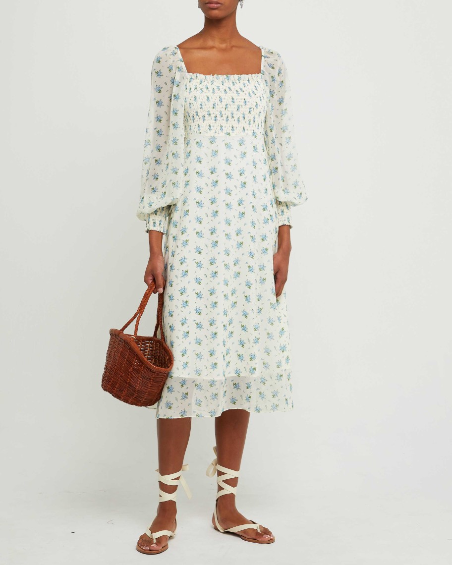 Clothing o.p.t | Savannah Dress Blue Floral