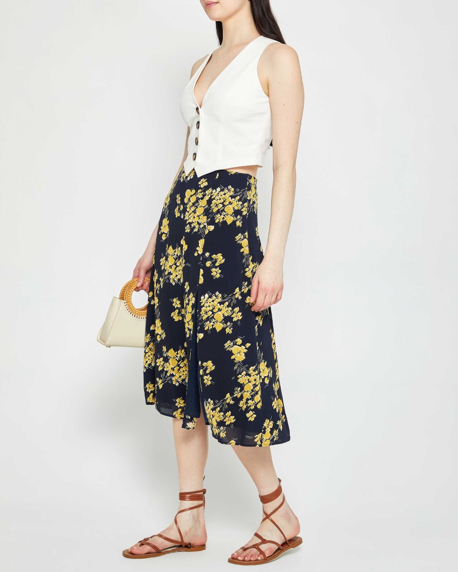 Clothing kourt | Ariel Skirt Navy Floral