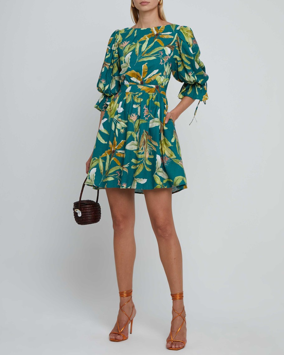 Clothing o.p.t | Rome Dress Tropical Palm