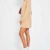 Clothing CAARA | Hailey Cashmere Polo Dress Apricot