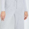 Clothing CAARA | Lounge Around Ankle Sweatpant Light Grey